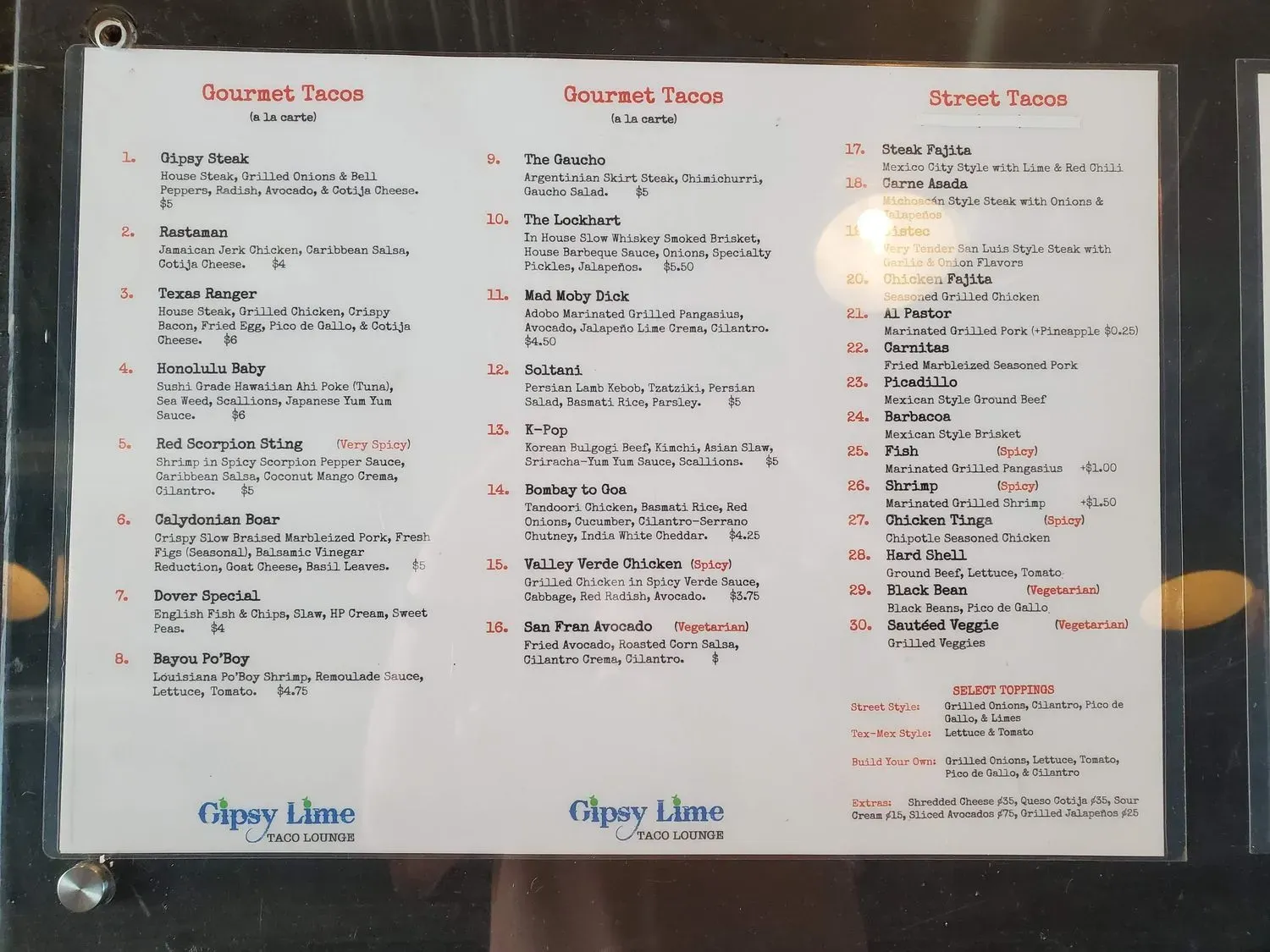 Menu 2