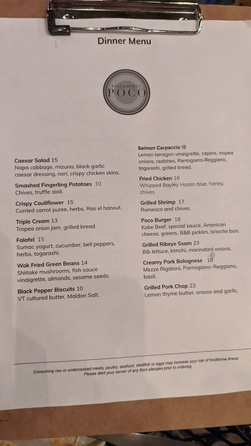 Menu 6