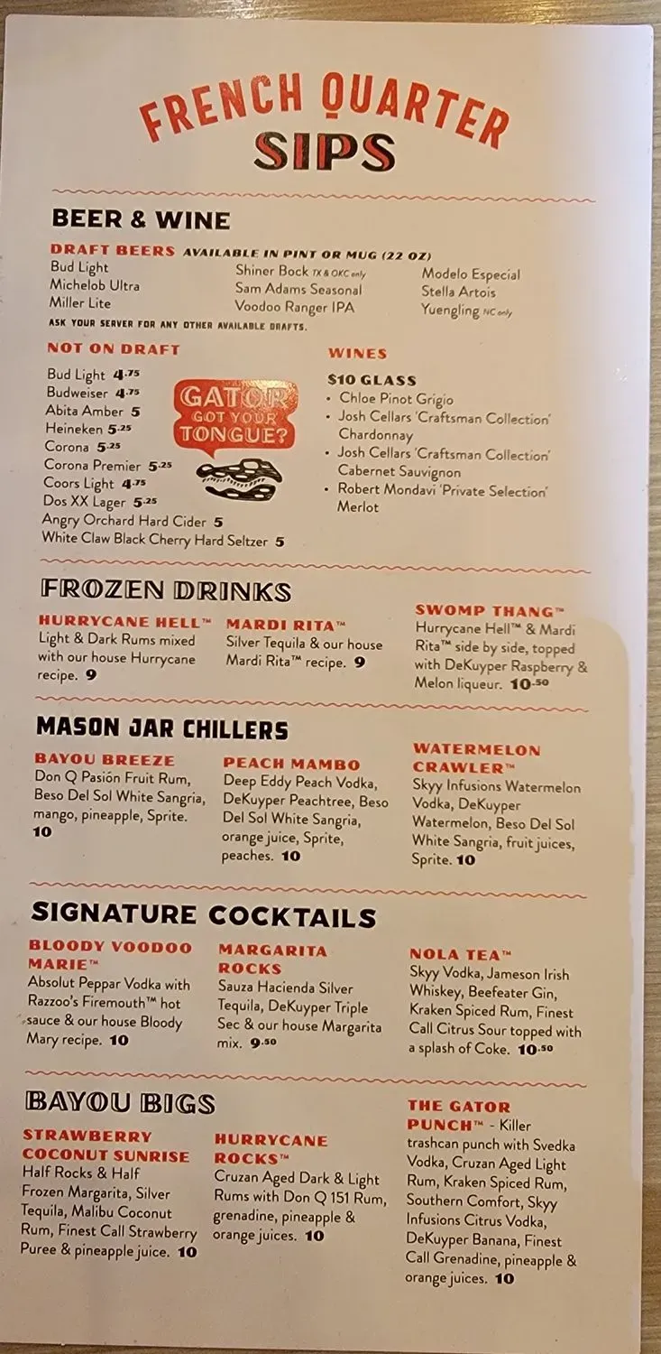 Menu 5