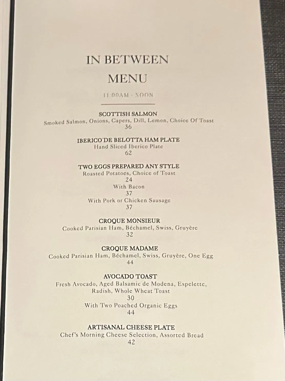 Menu 4