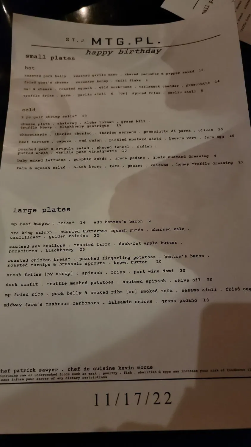 Menu 5