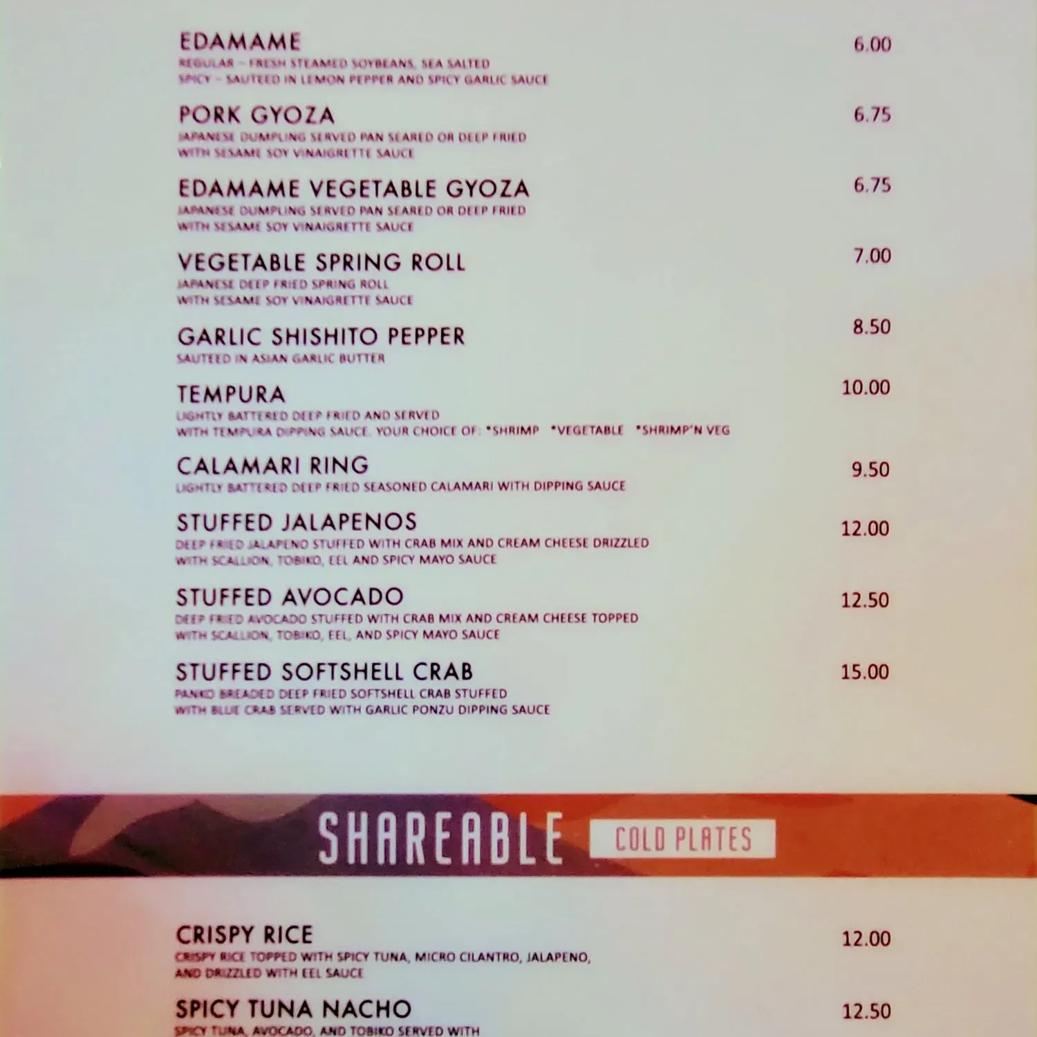 Menu 2