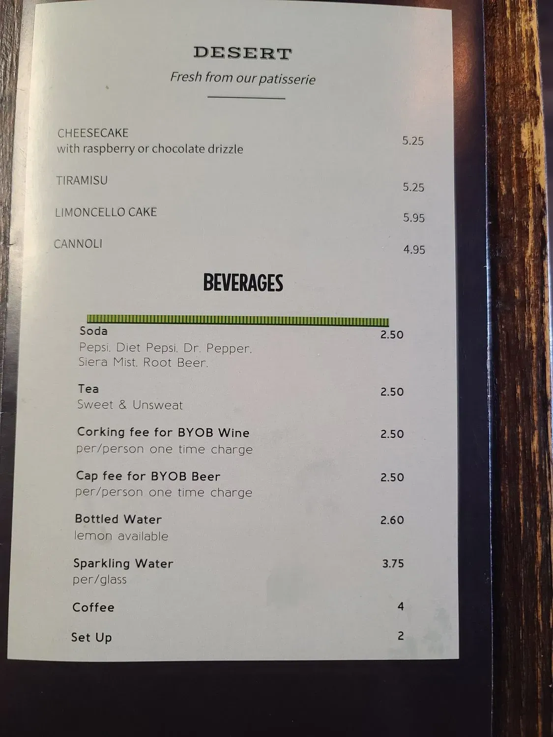 Menu 2