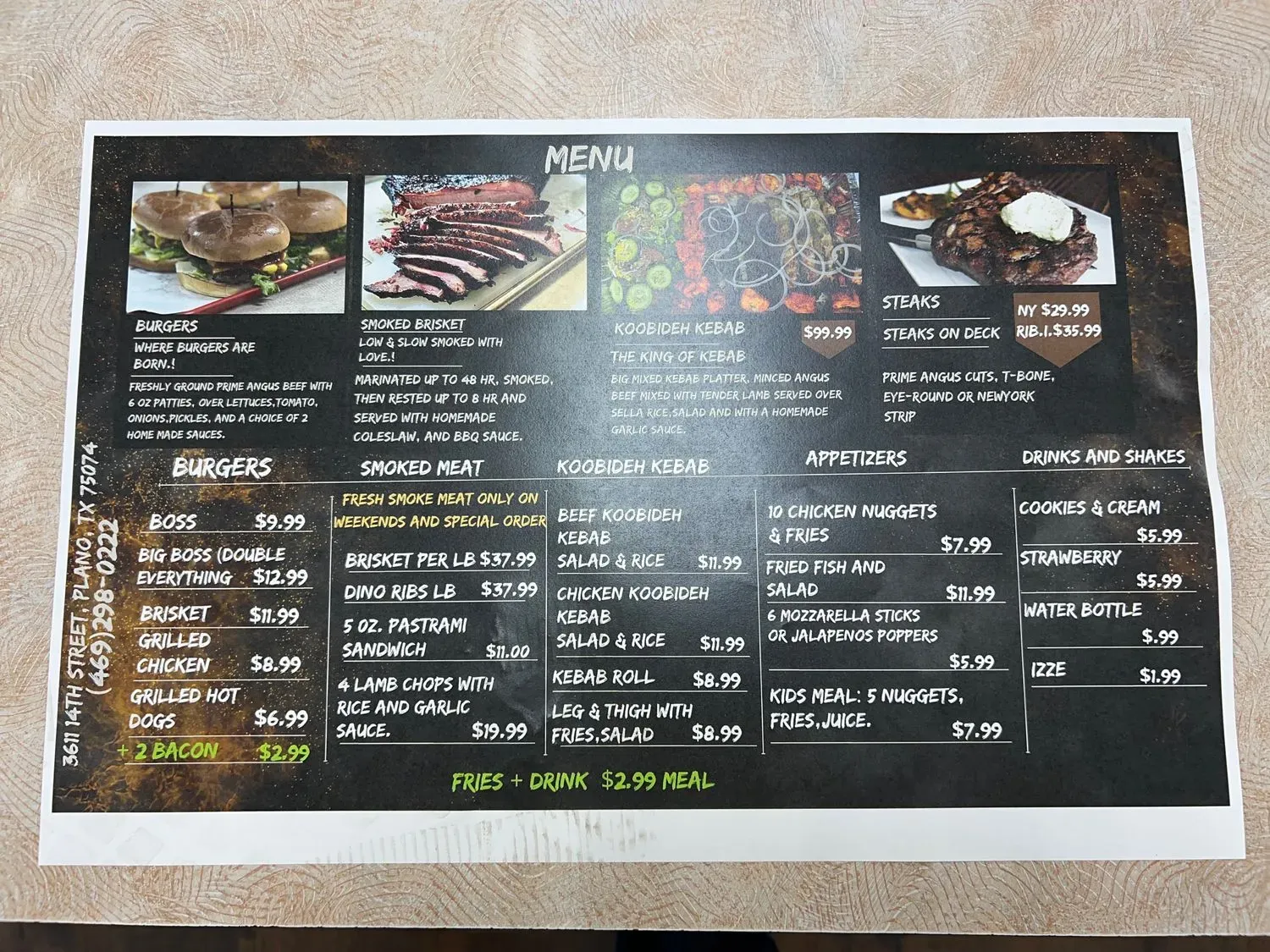 Menu 3