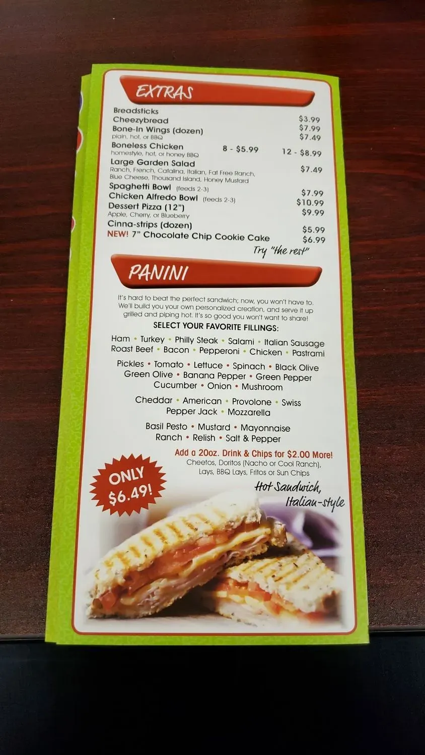 Menu 4