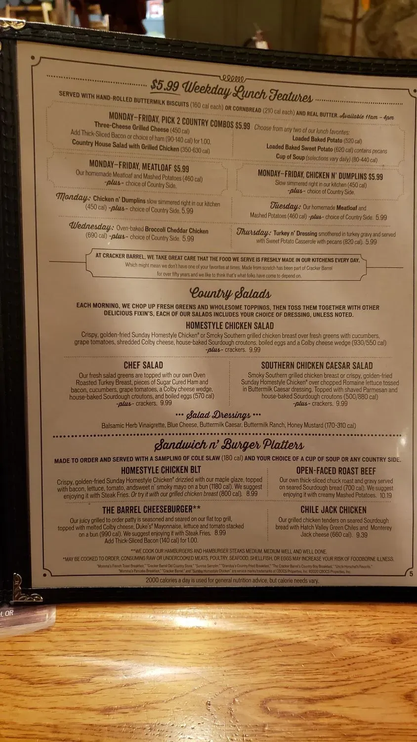 Menu 4