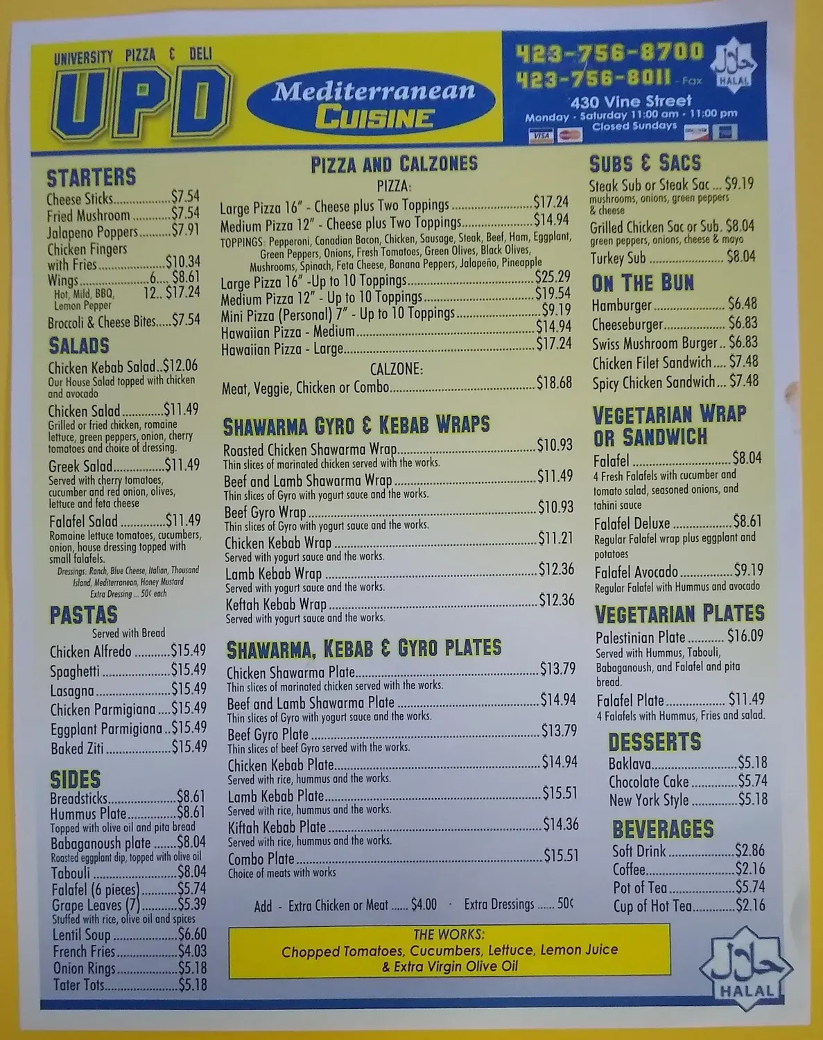 Menu 4