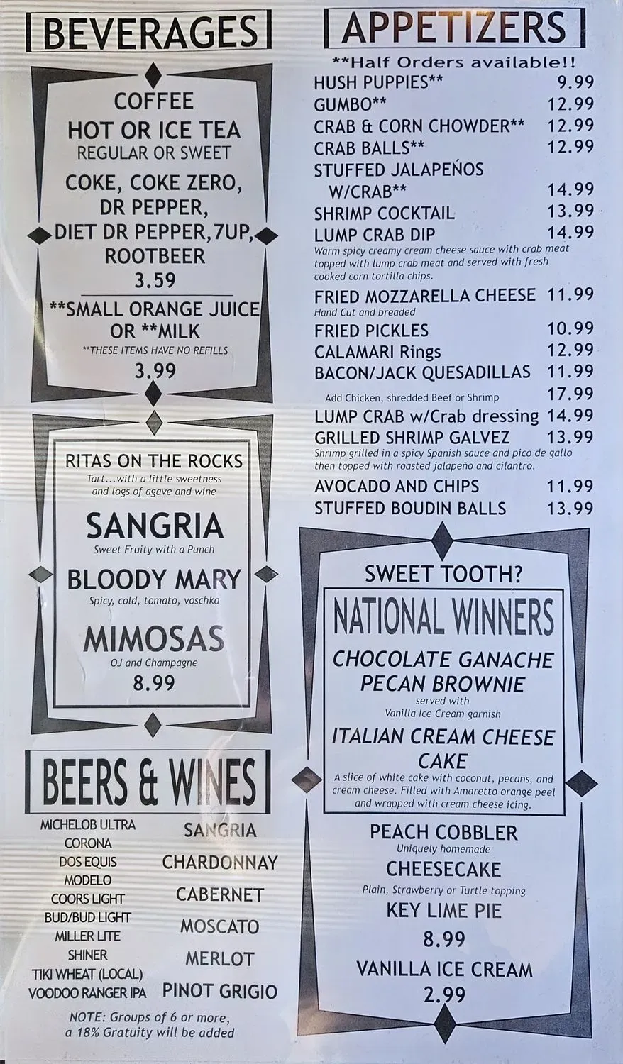 Menu 4