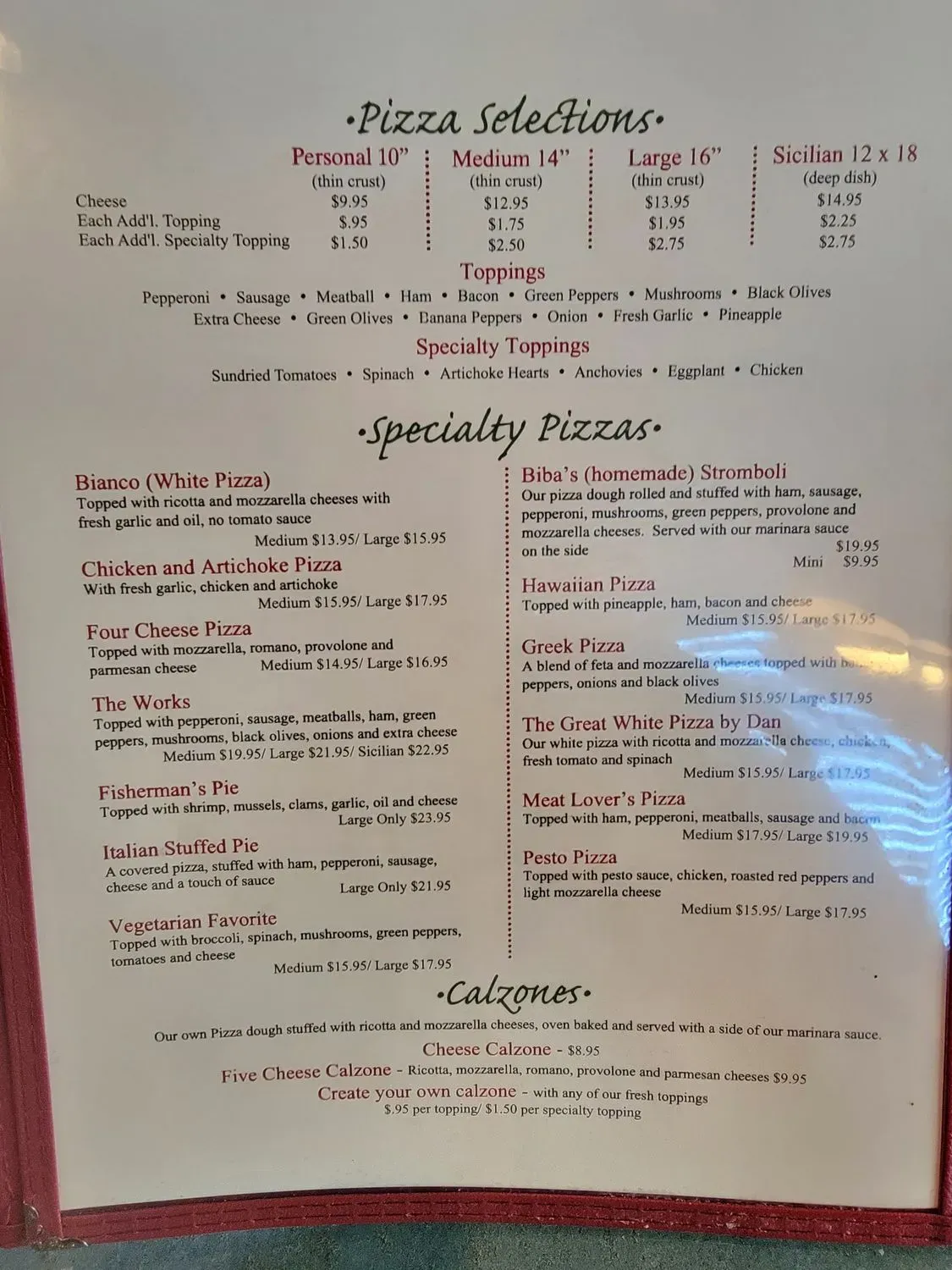 Menu 2