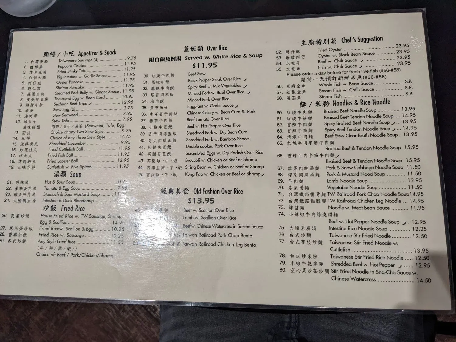 Menu 6