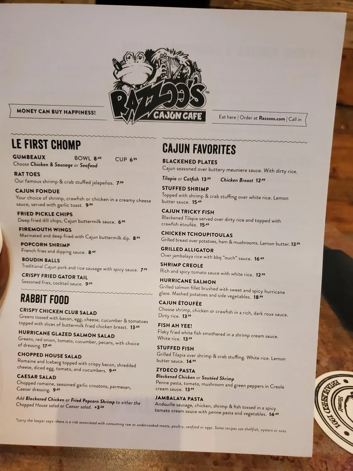 Menu 6