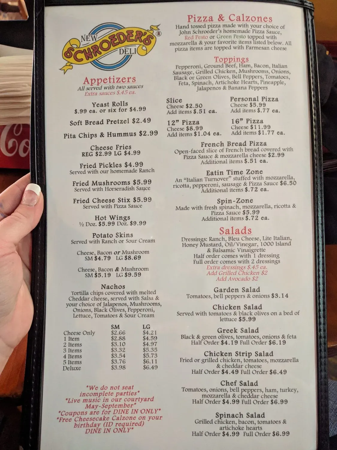 Menu 5