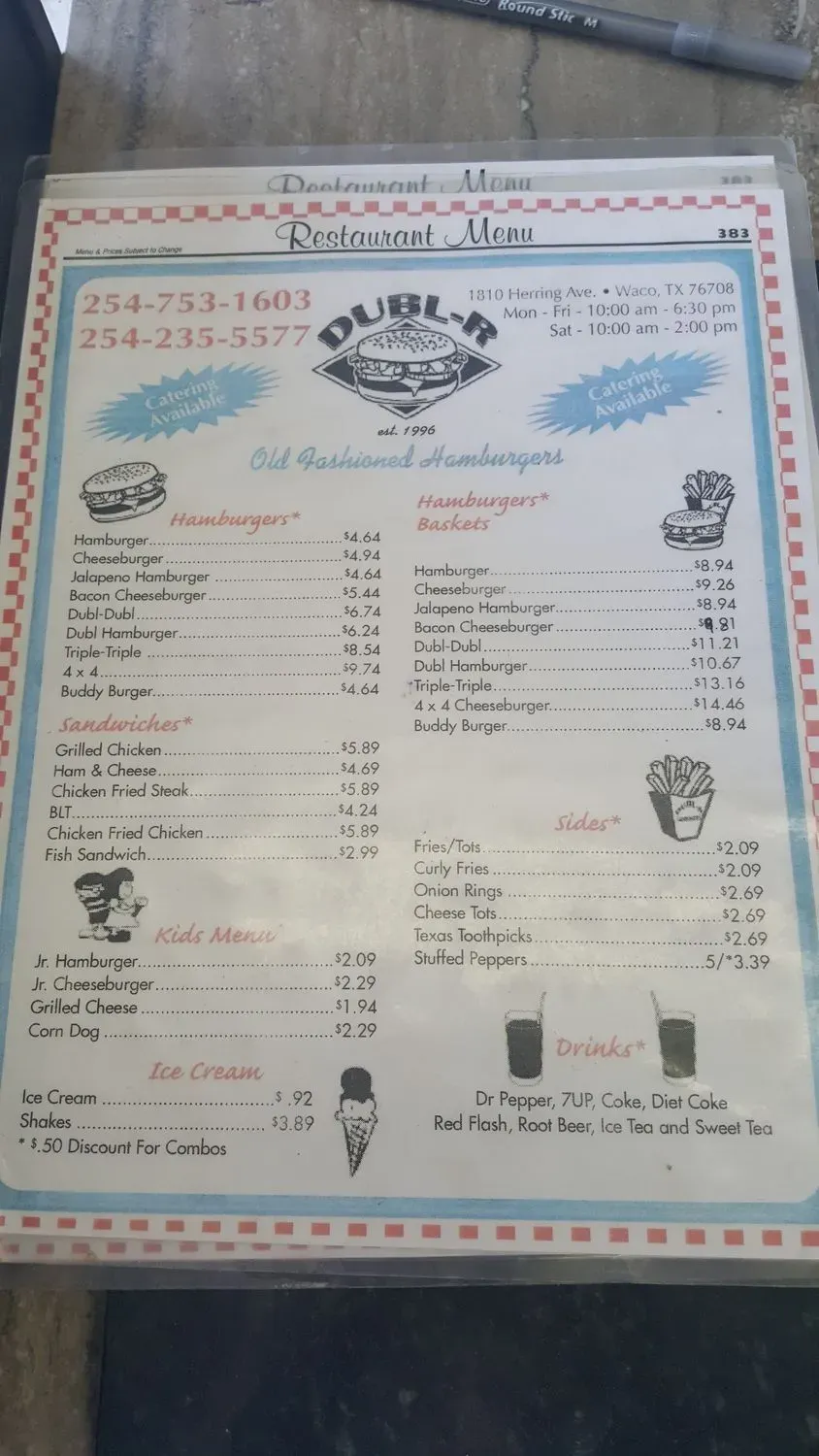 Menu 5