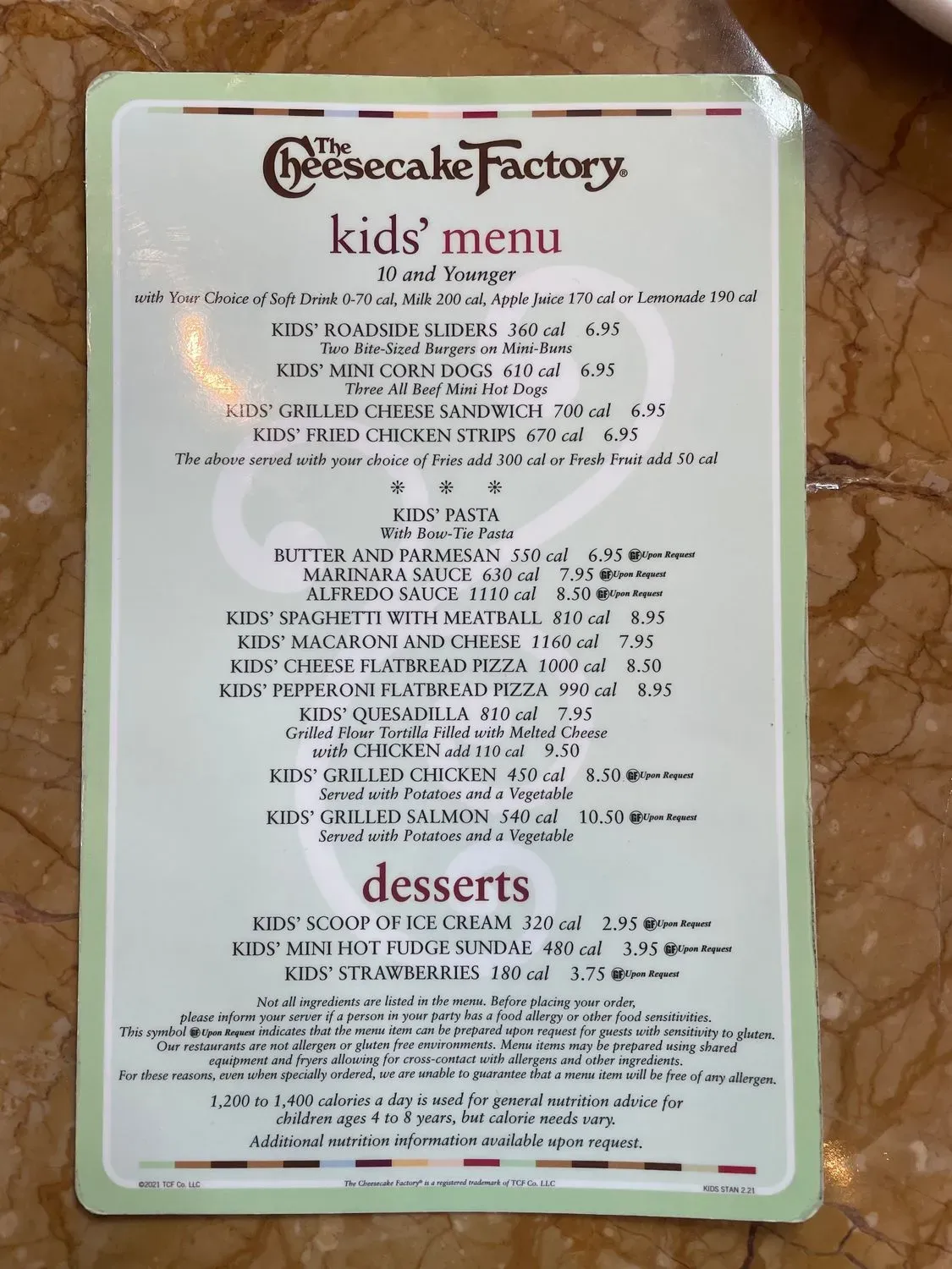 Menu 2