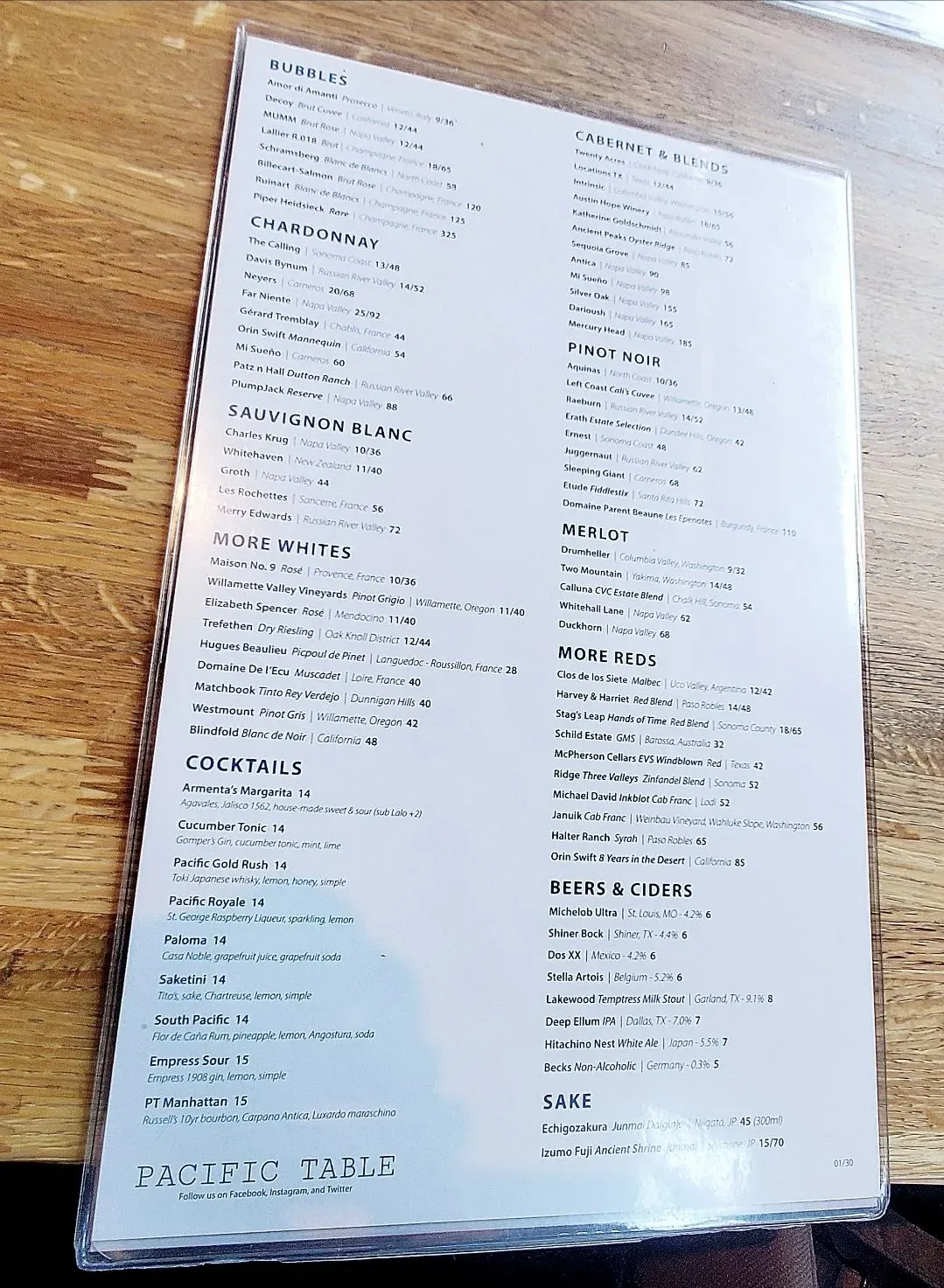 Menu 2