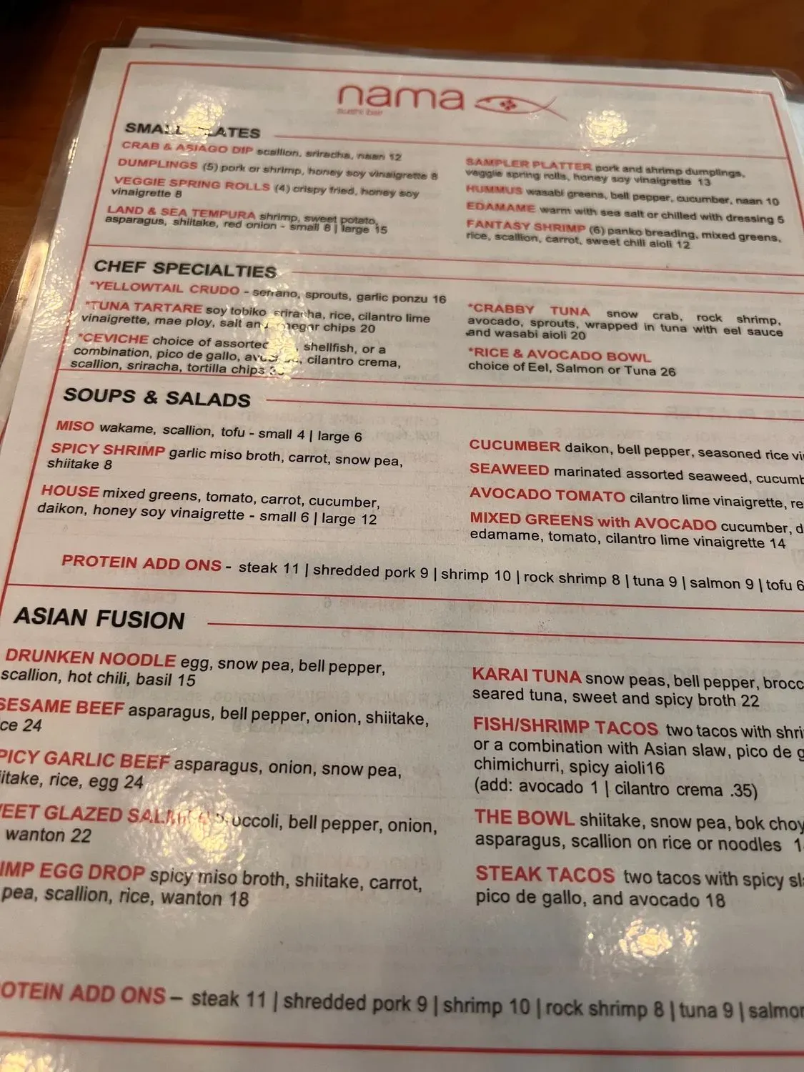 Menu 3