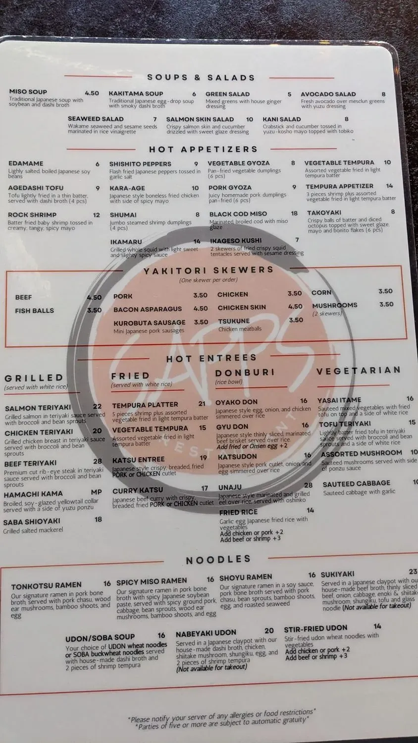 Menu 2