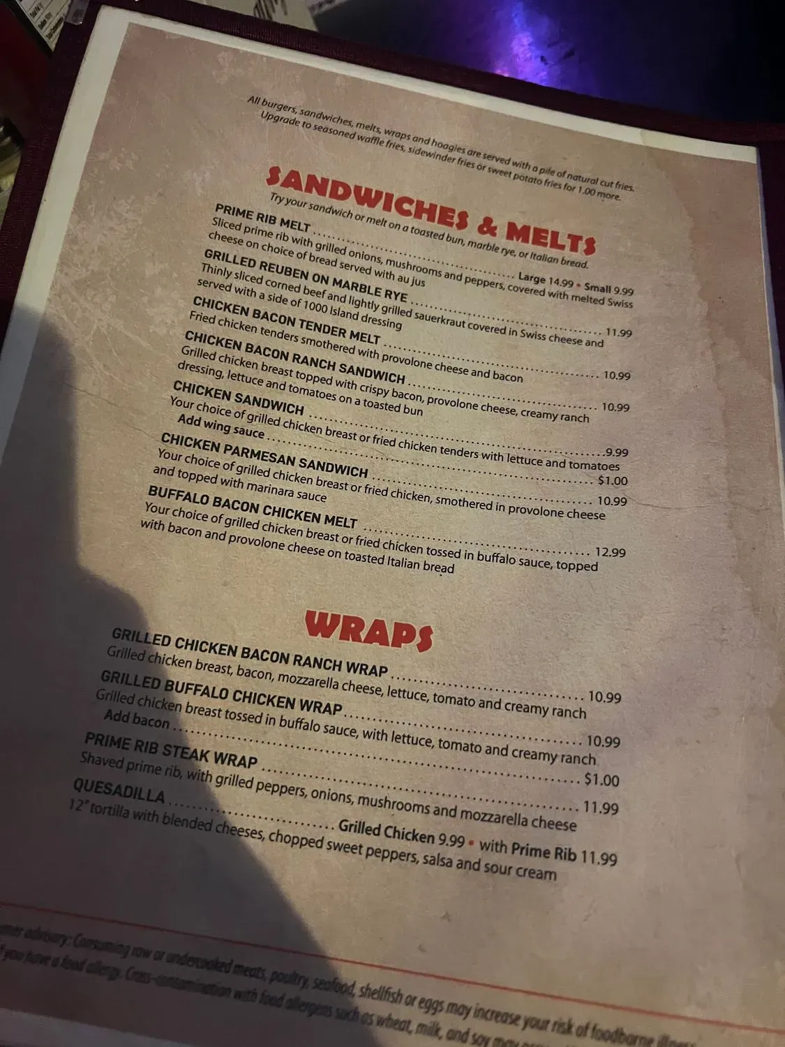 Menu 3