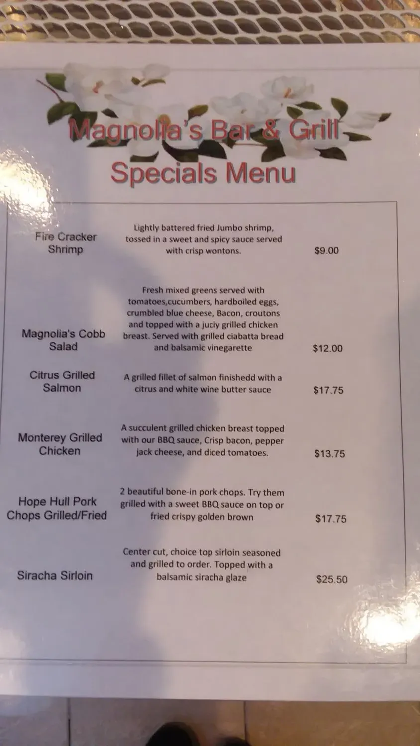 Menu 2