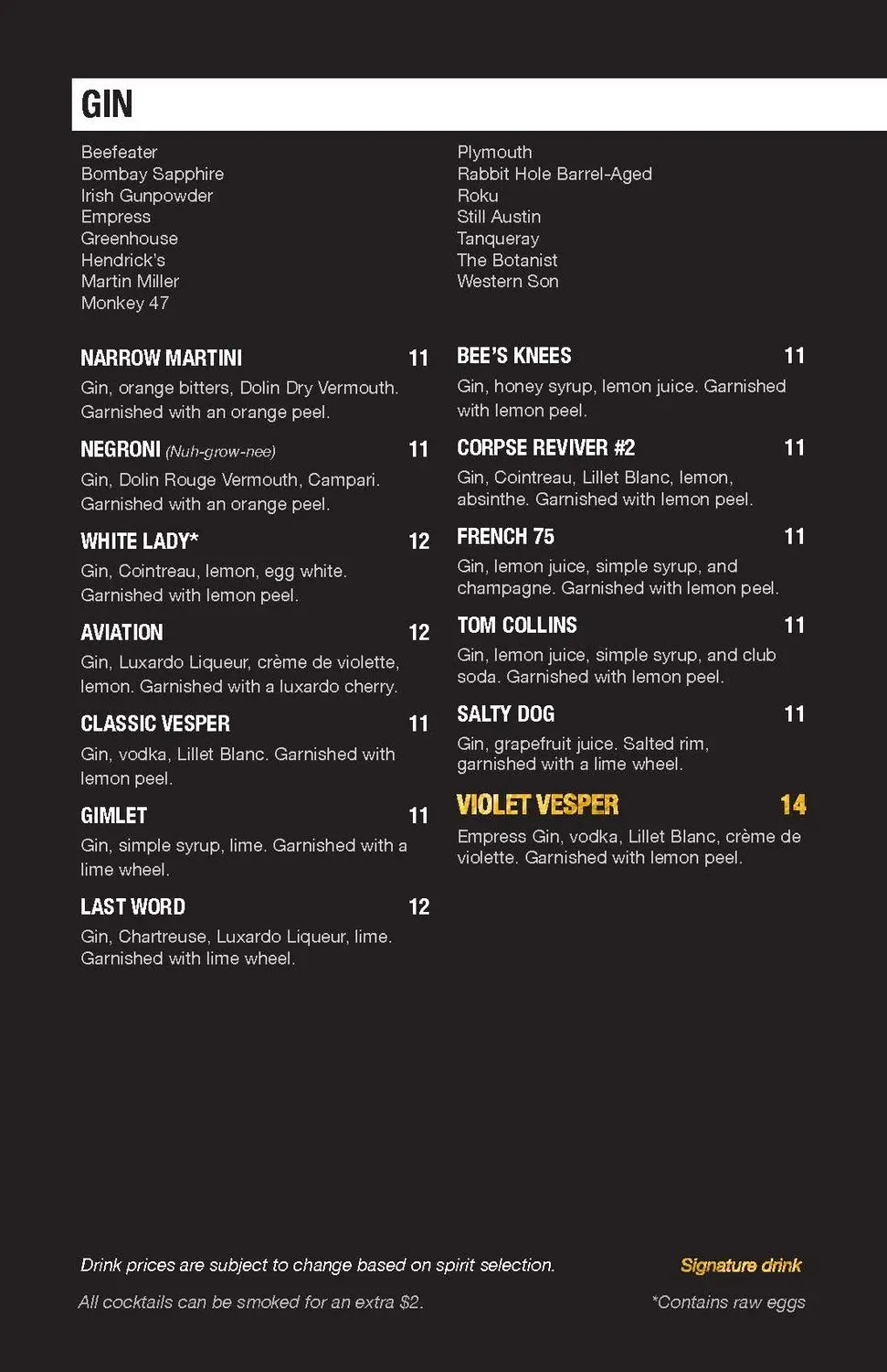 Menu 5