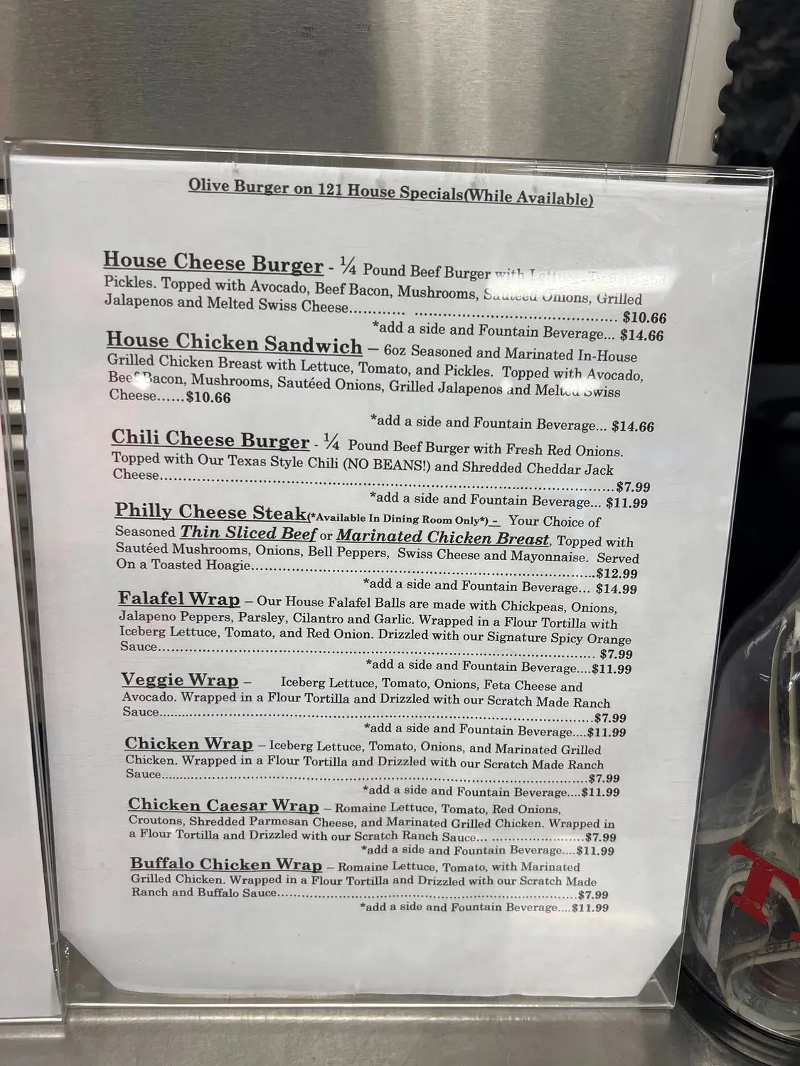 Menu 6