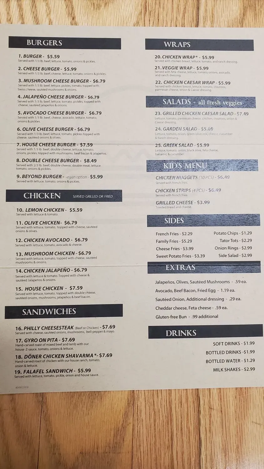 Menu 2