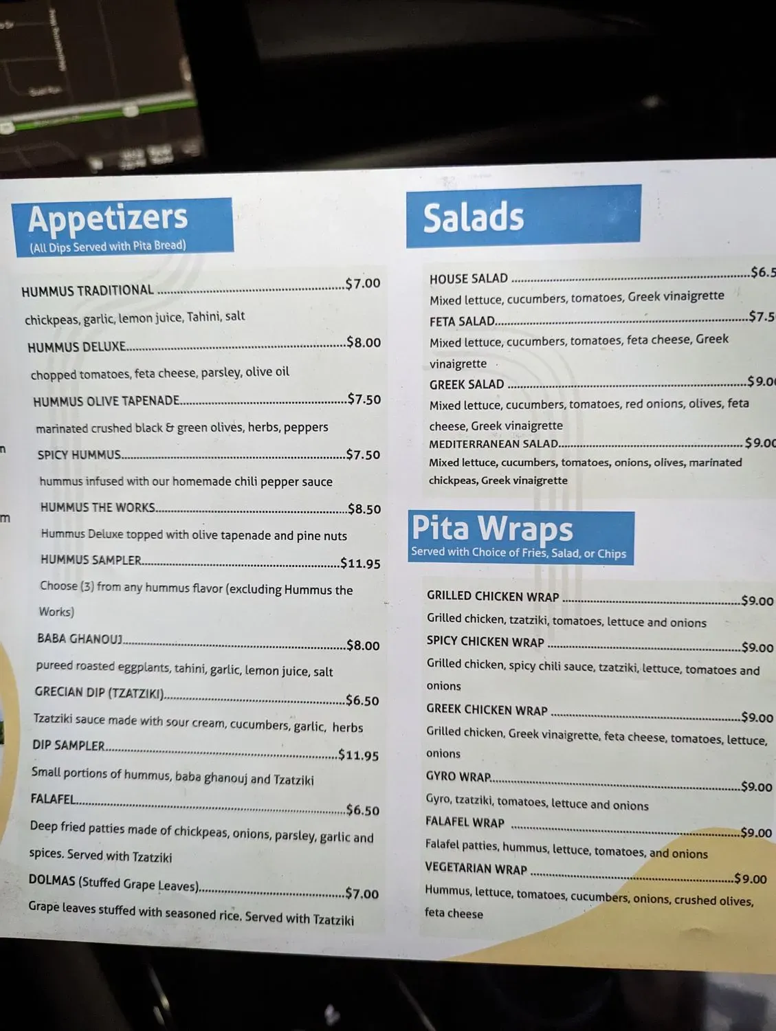 Menu 2