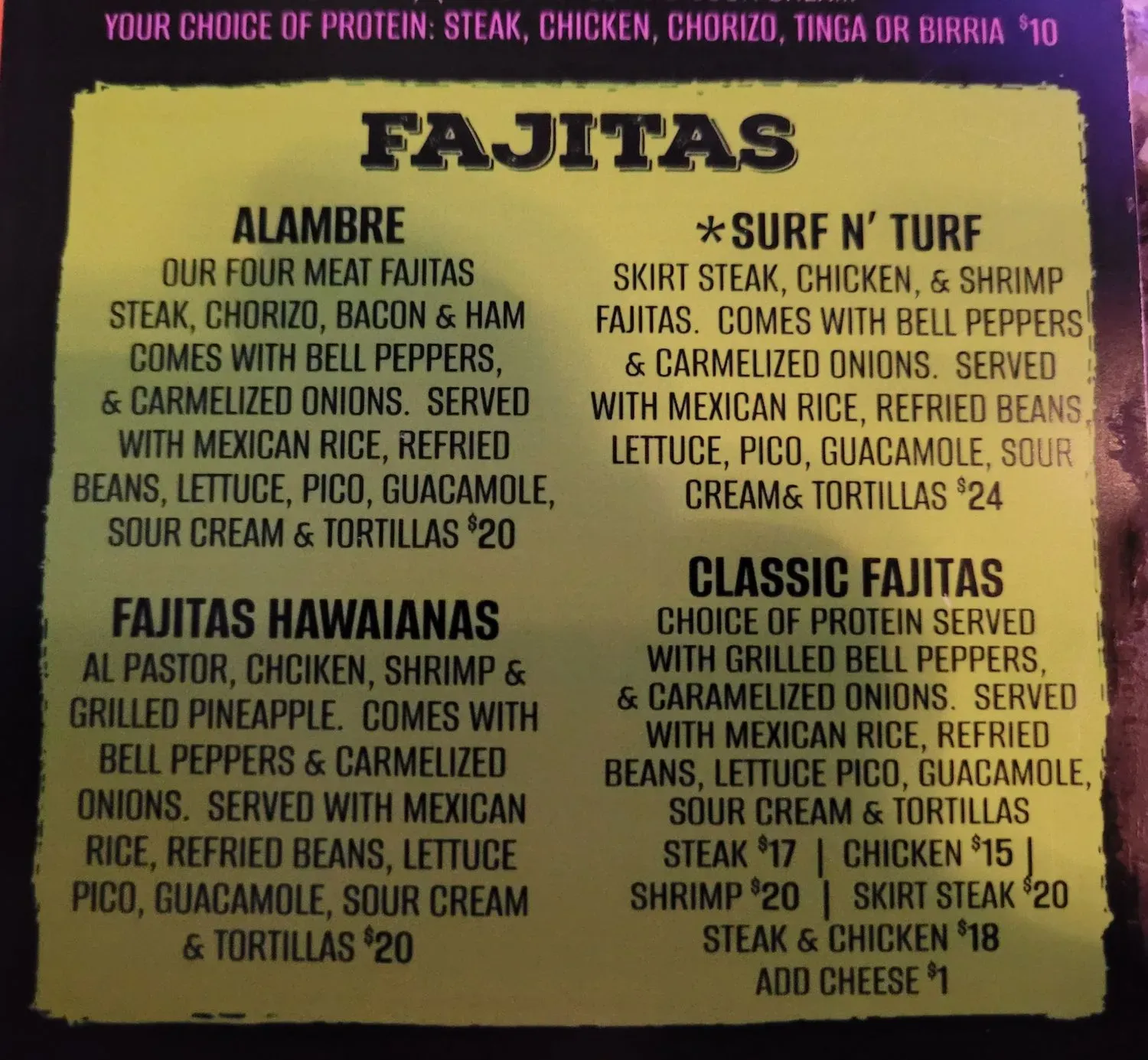 Menu 6