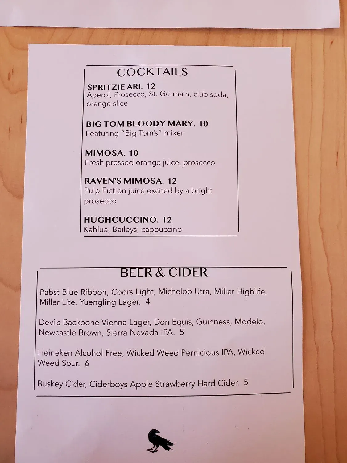 Menu 6