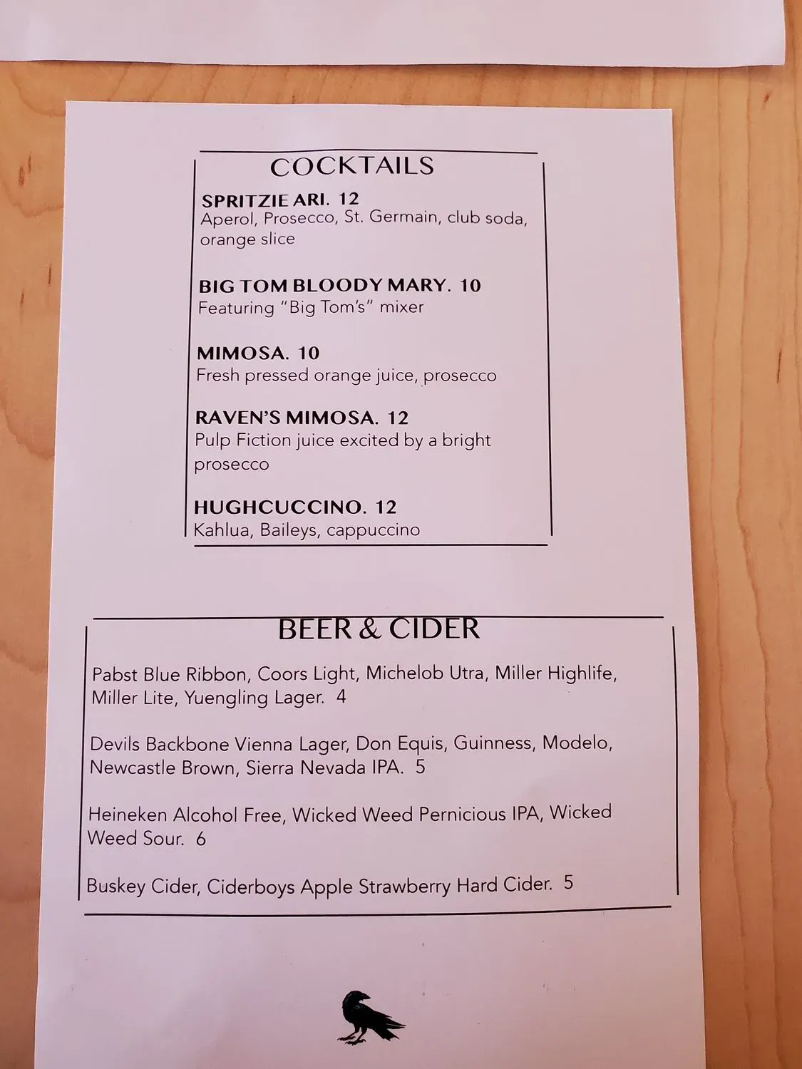 Menu 6