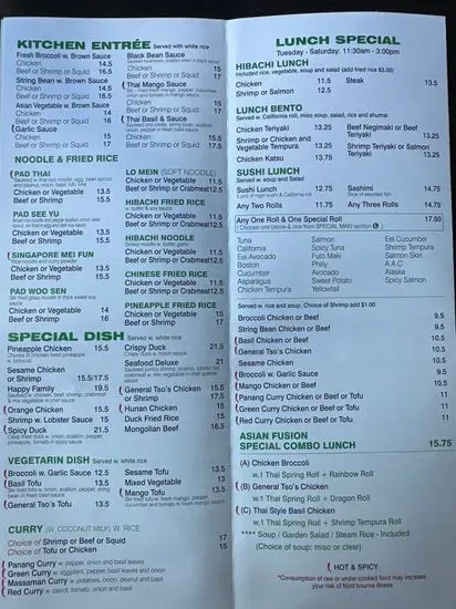 Menu 2