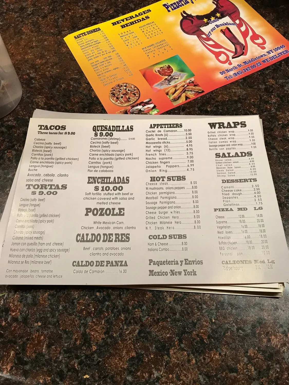 Menu 4