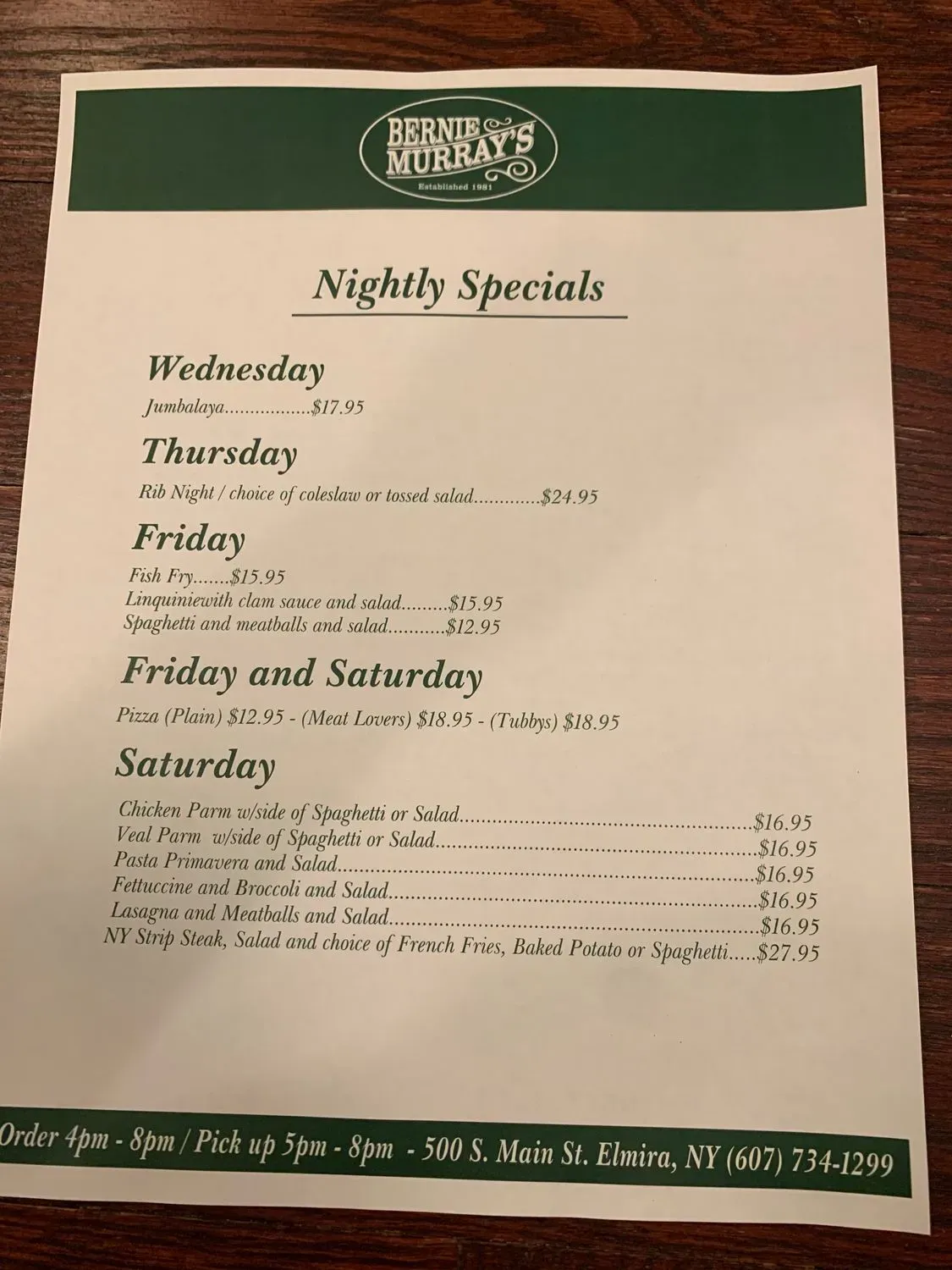 Menu 3