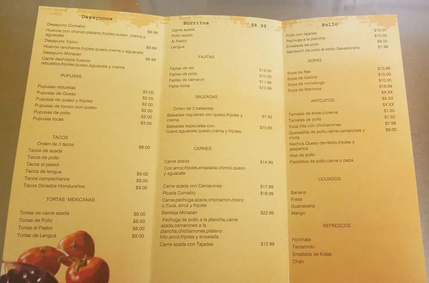 Menu 6