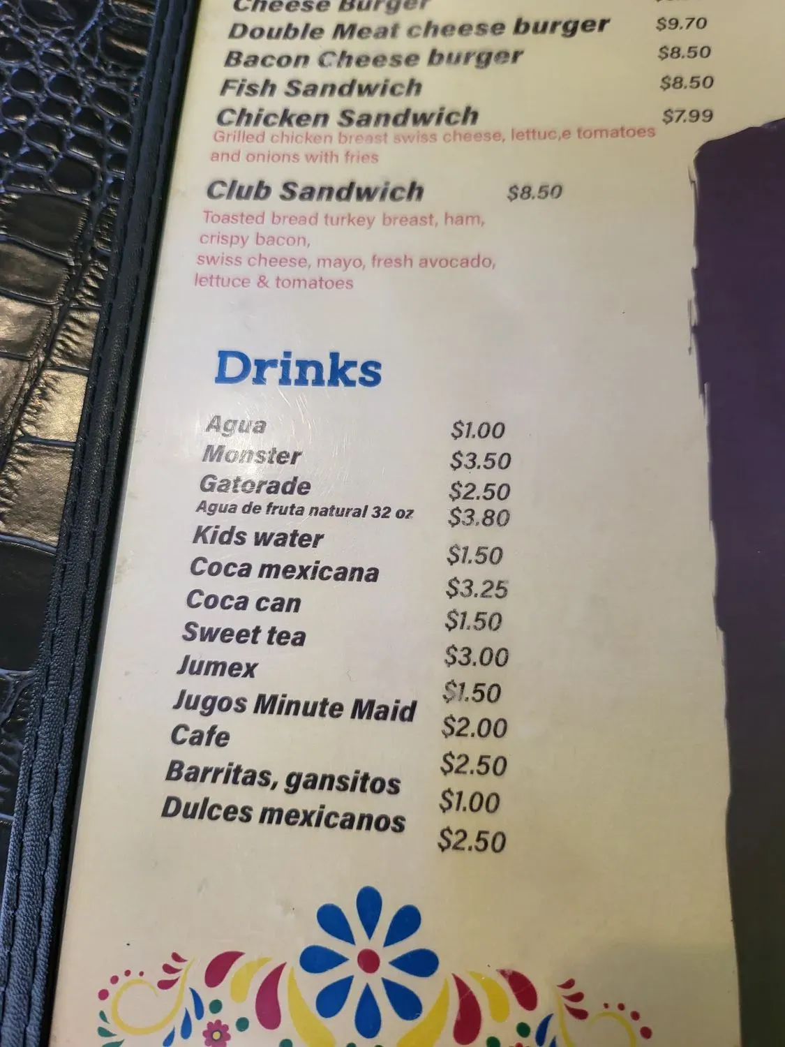 Menu 6