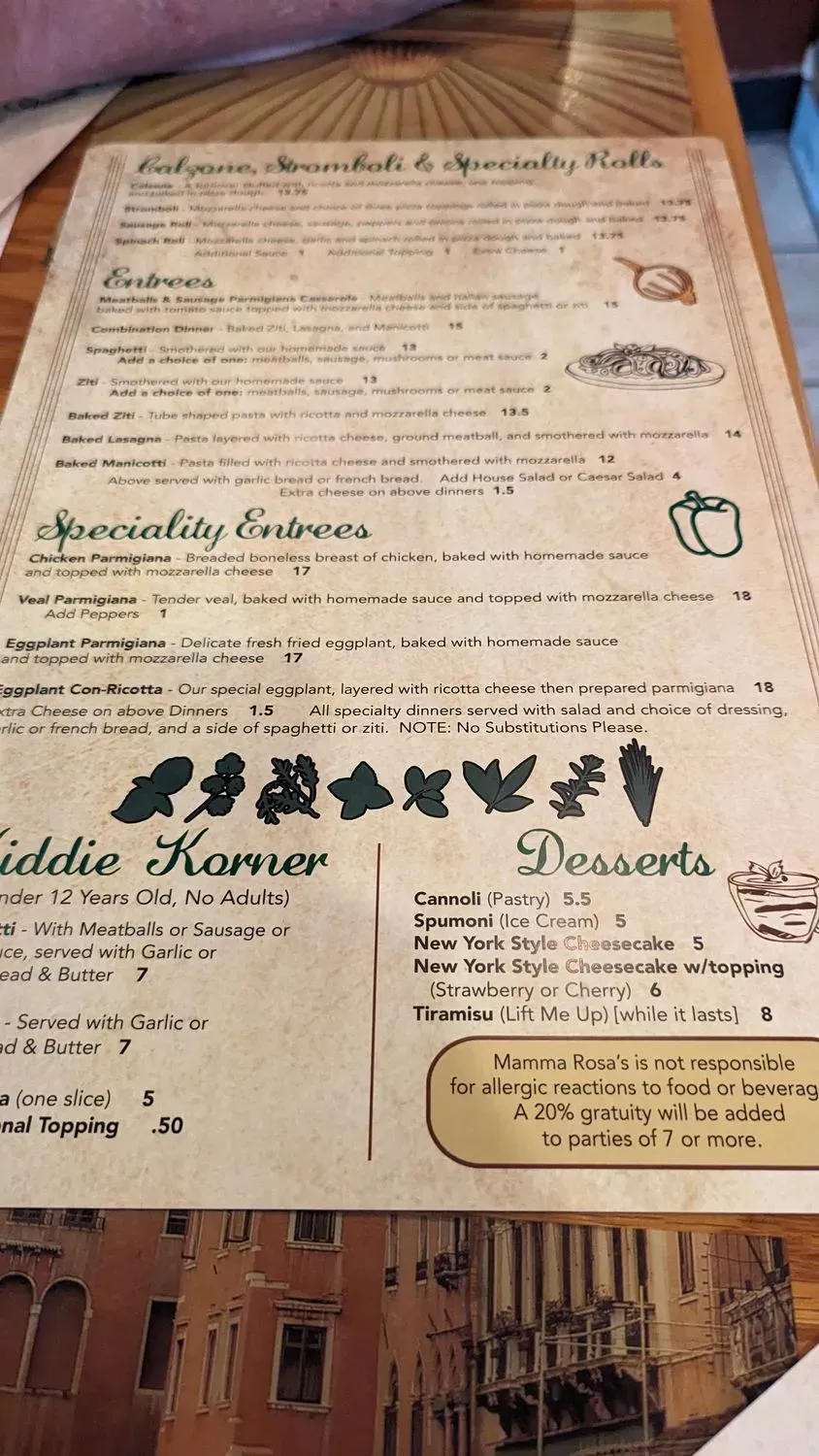 Menu 6