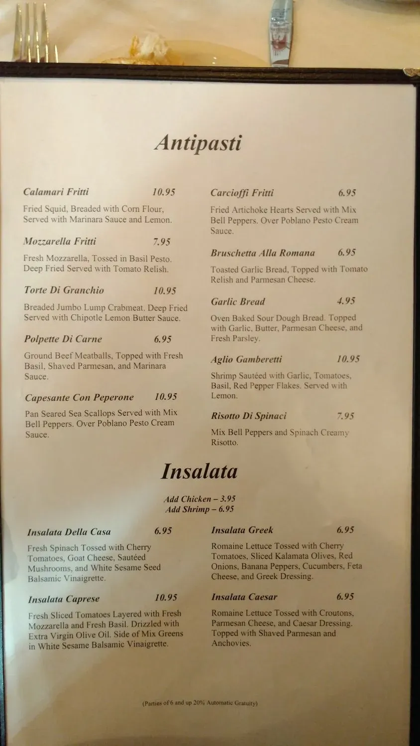 Menu 4