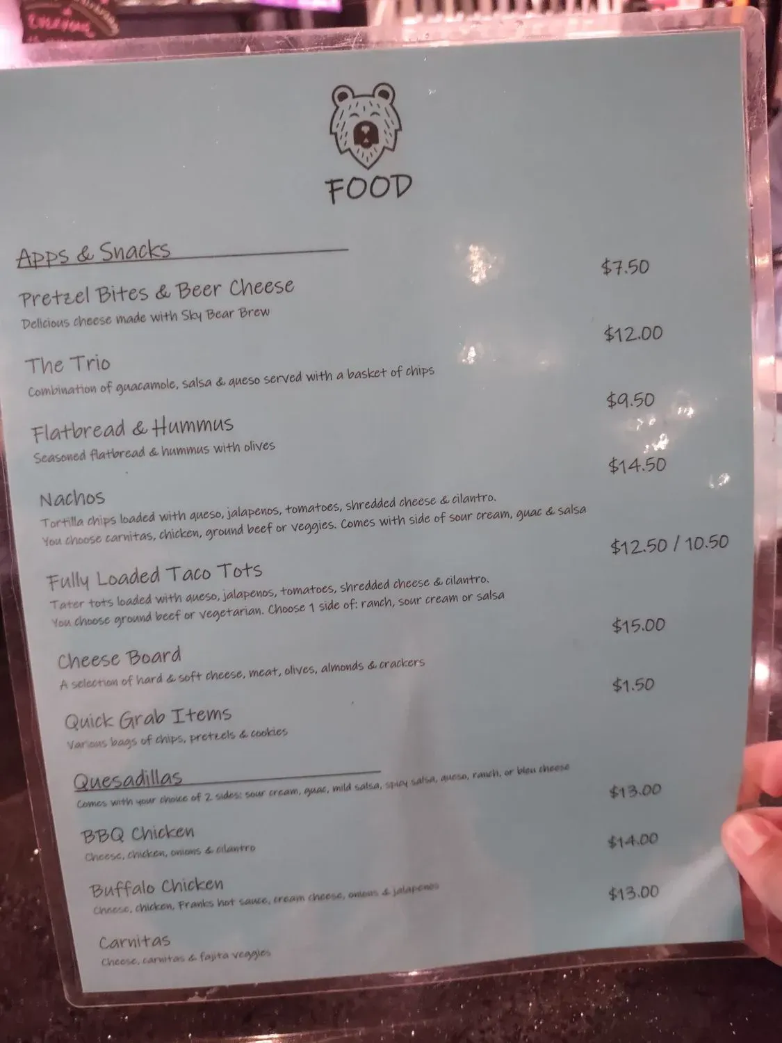 Menu 2