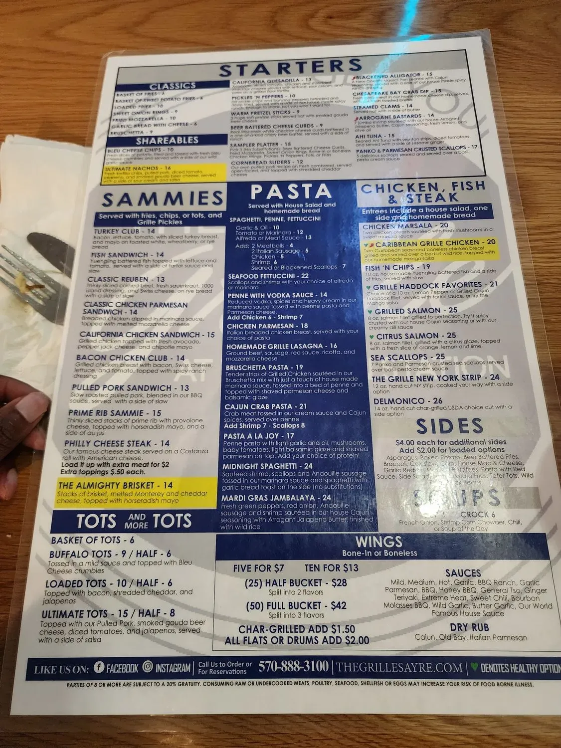 Menu 6