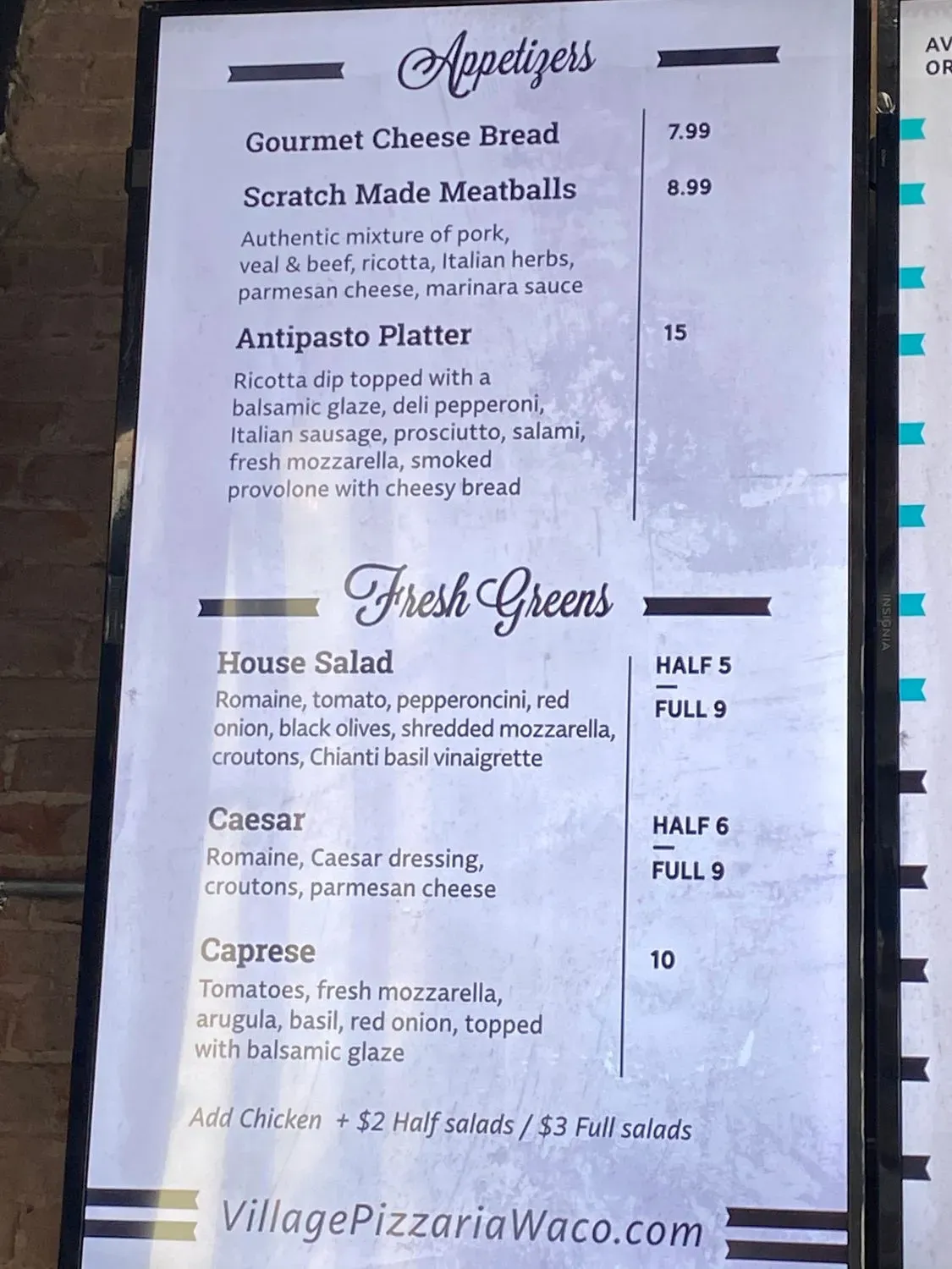 Menu 3