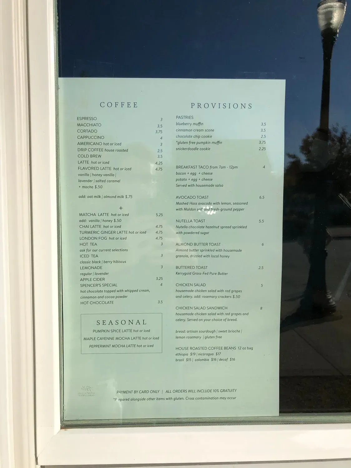 Menu 6