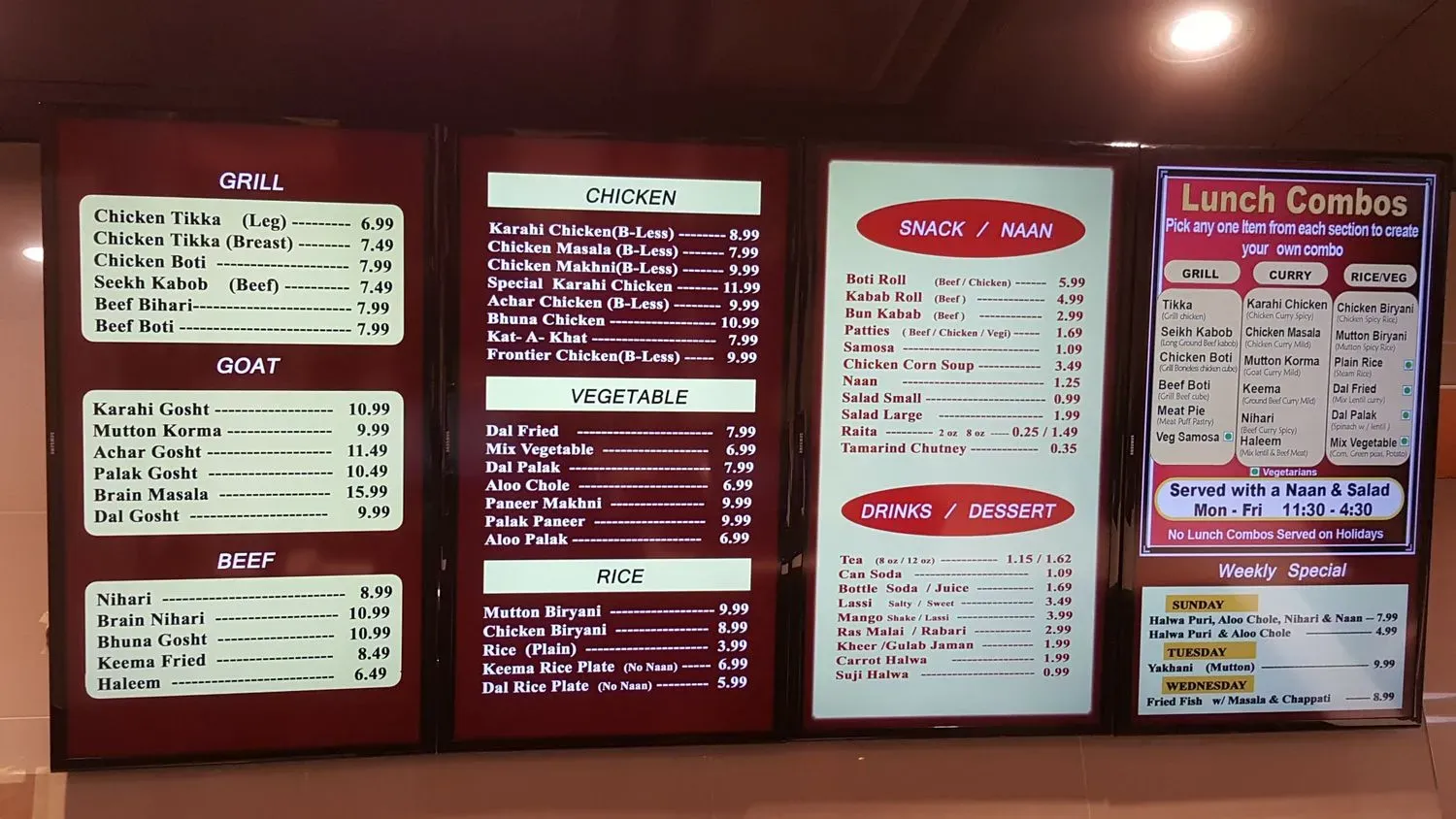 Menu 3