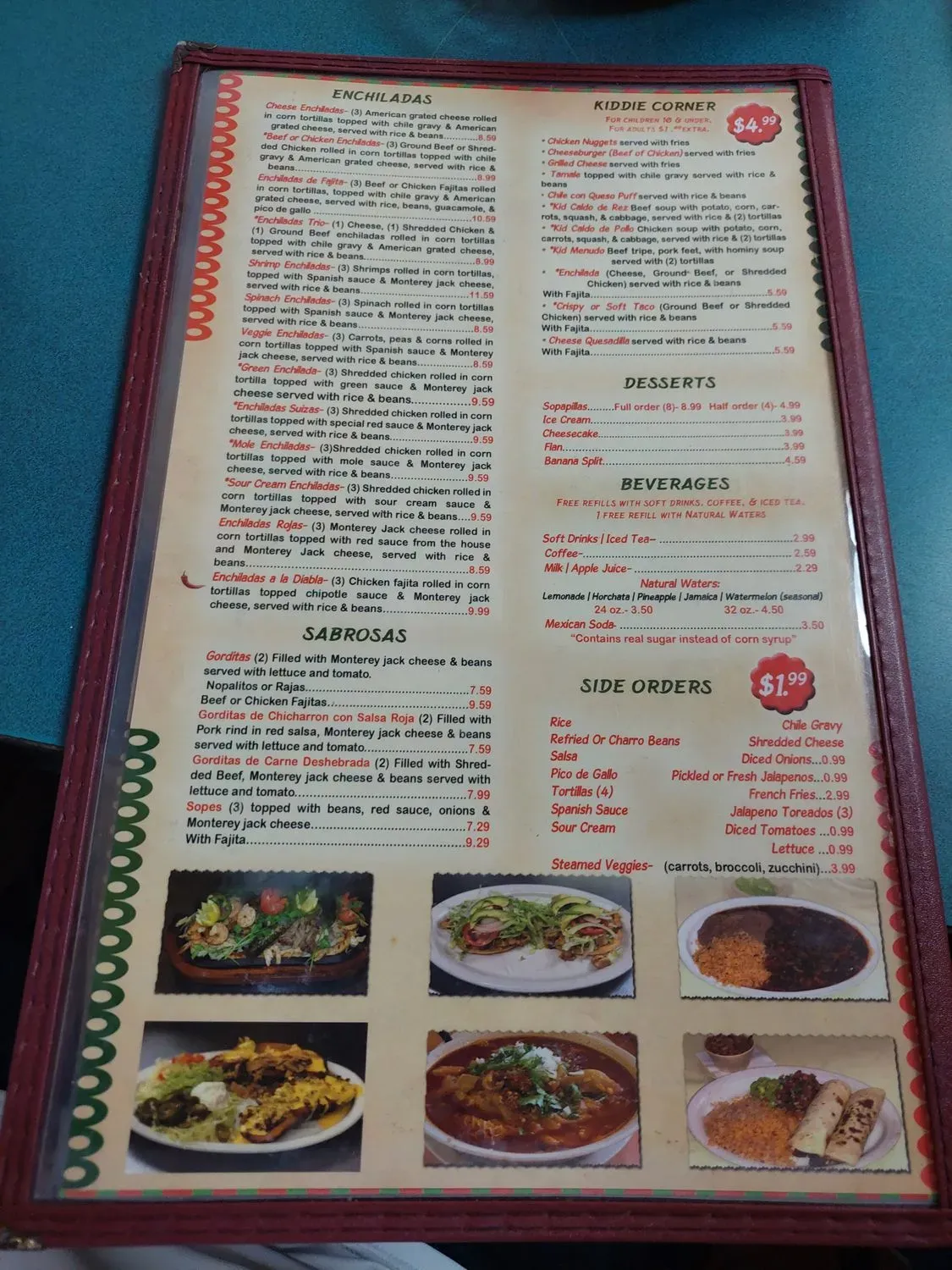Los Ramirez Mexican Restaurant Menu - Updated November 2025