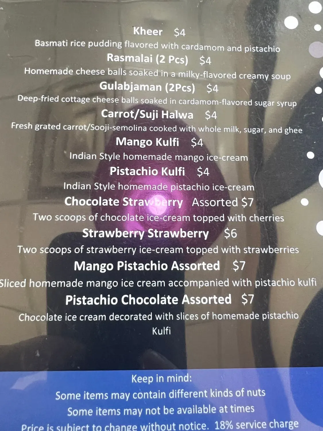 Menu 6