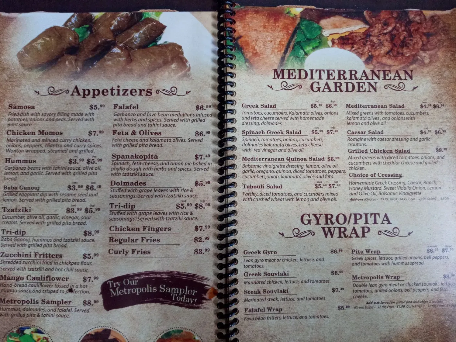 Menu 4