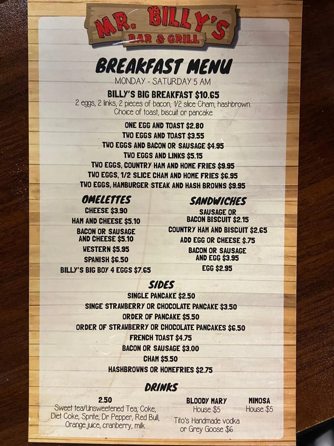 Menu 4