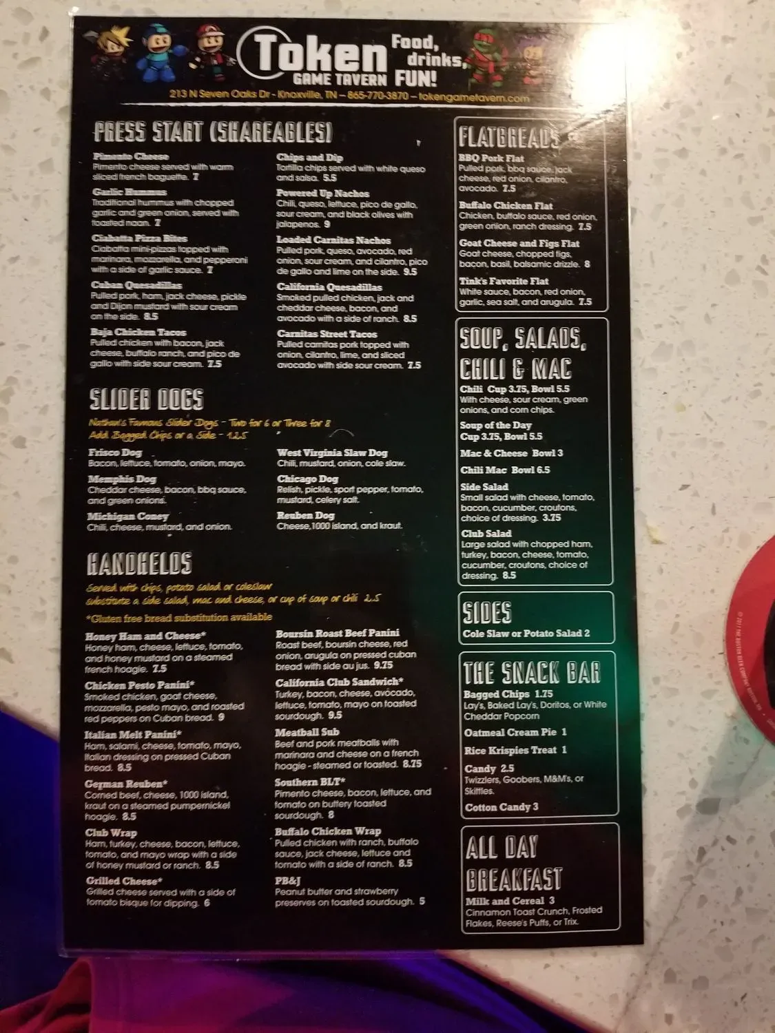 Menu 2