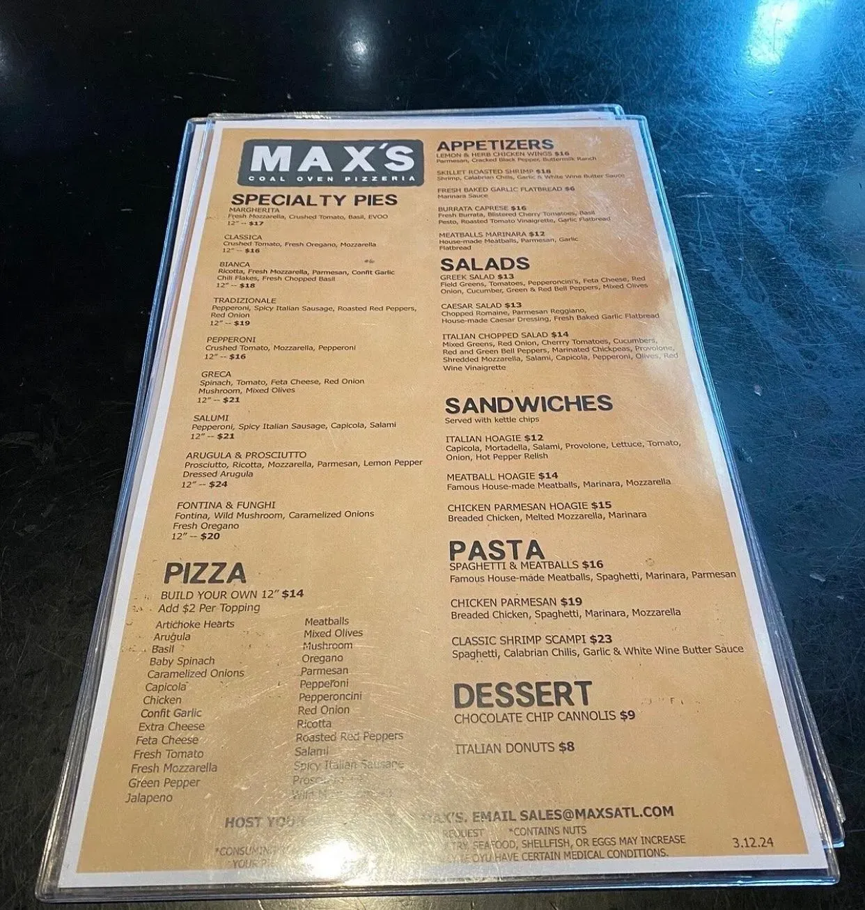 Menu 2