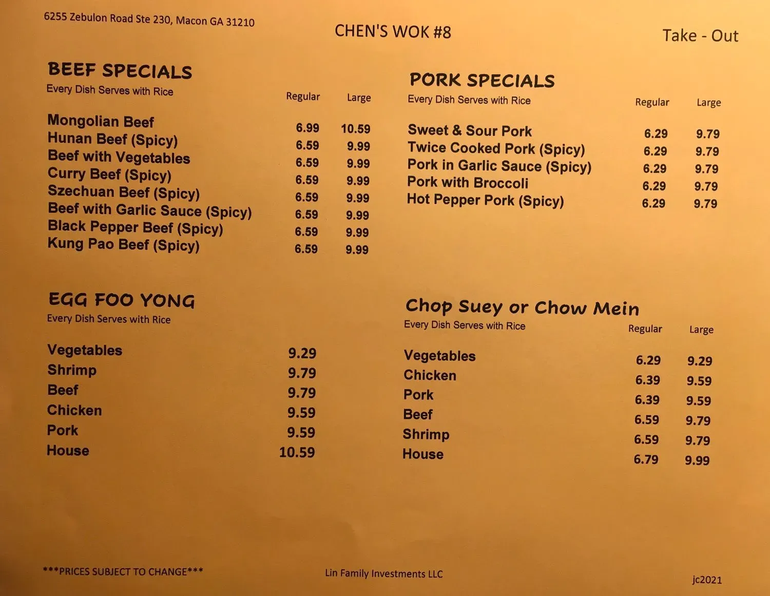 Menu 6