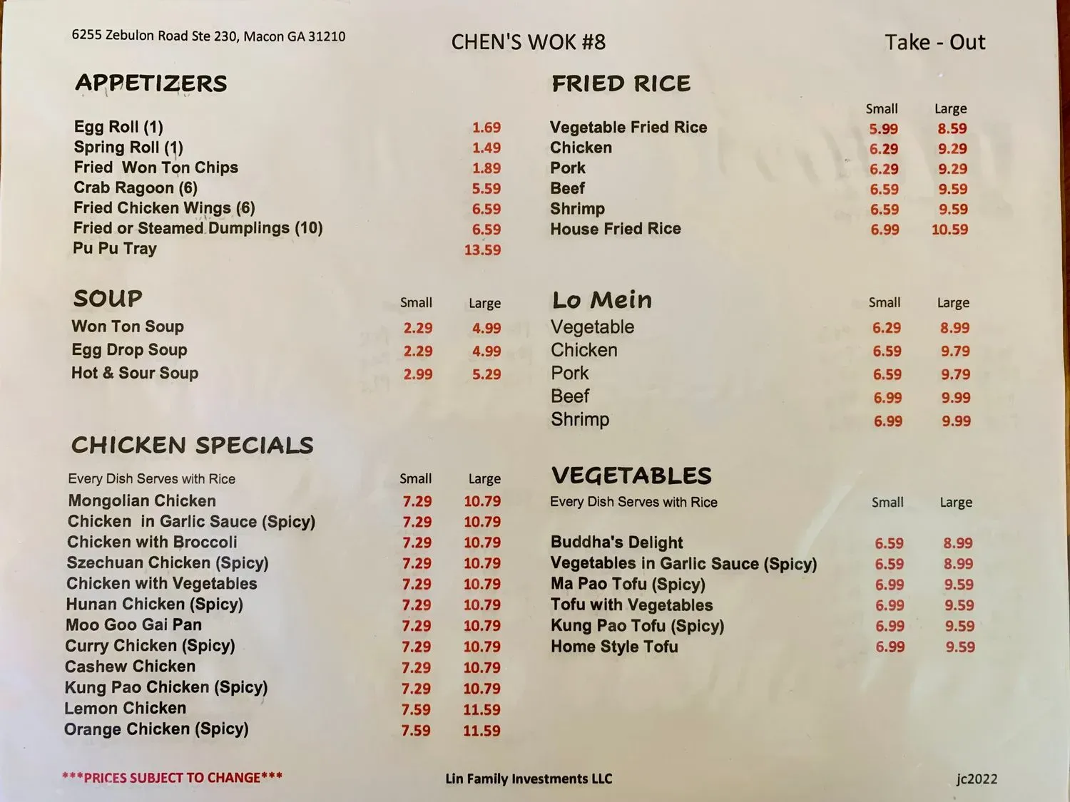 Menu 4